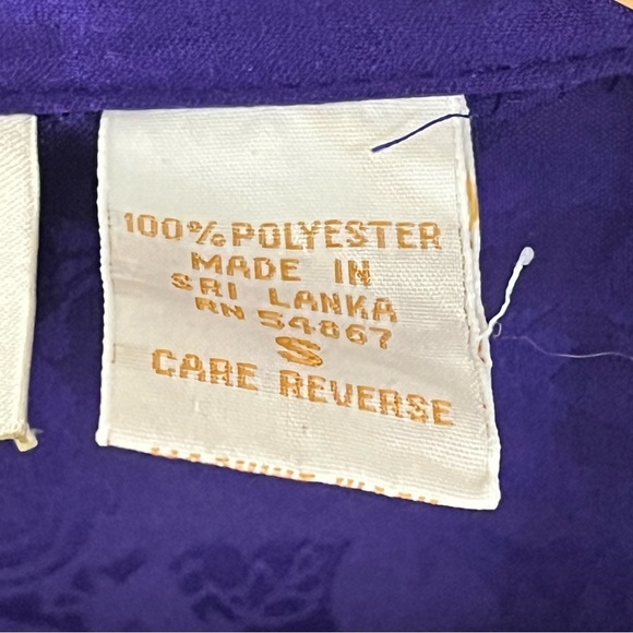 Vintage VS S Gold Label Purple Robe Victoria’s Secret small - Picture 7 of 11